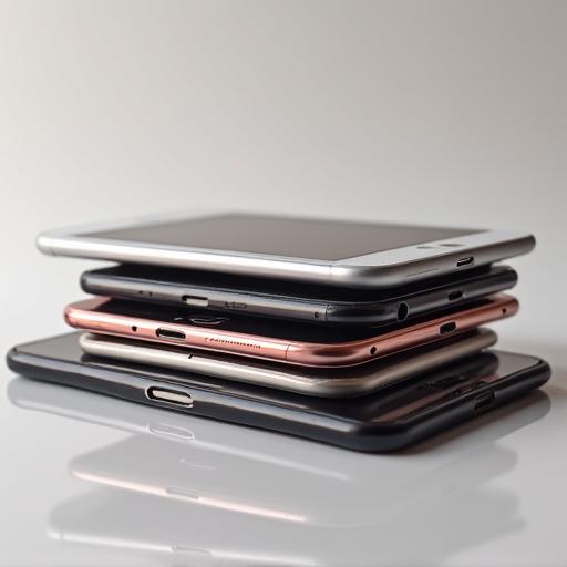 最新のスマートフォンとタブレット